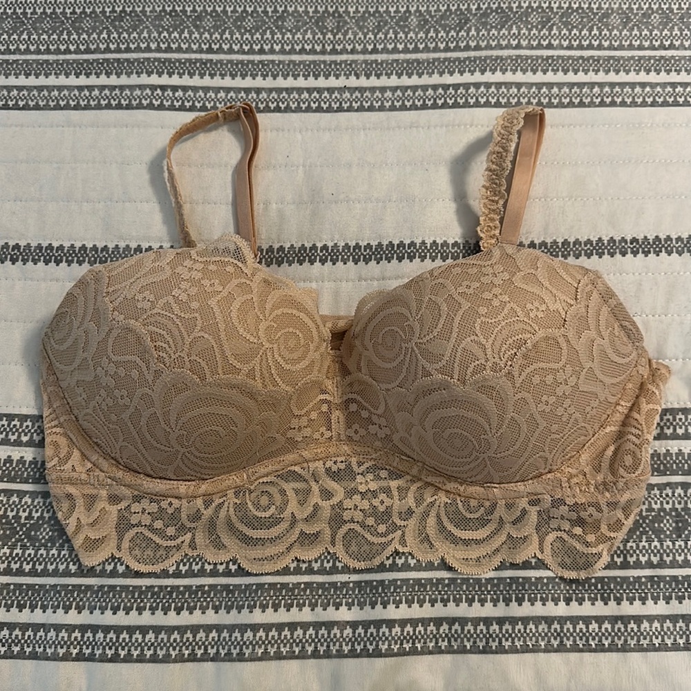 PINK Lace Push-up Bralette